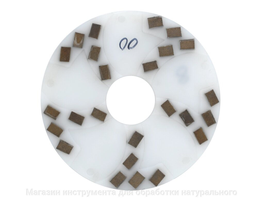 Диск алмазный полимерный шлифовальный для камня на полимерной основе ф 300 мм "Элит" №00 от компании Магазин инструмента для обработки натурального камня - фото 1