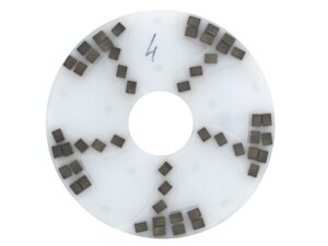 Диск алмазный полимерный шлифовальный №4 ф 160 мм "Элит" для камня на полимерной основе