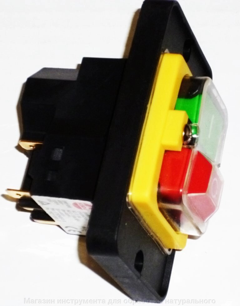 Kedu KJD 18 электромагнитный кнопочный выключатель , пусковая кнопка для плиткорезов и бетономешалок от компании Магазин инструмента для обработки натурального камня - фото 1