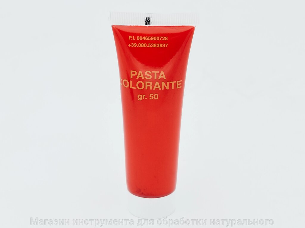 Краситель красный для полиэфирных клеев фирмы "Ilpa"  50 мл от компании Магазин инструмента для обработки натурального камня - фото 1
