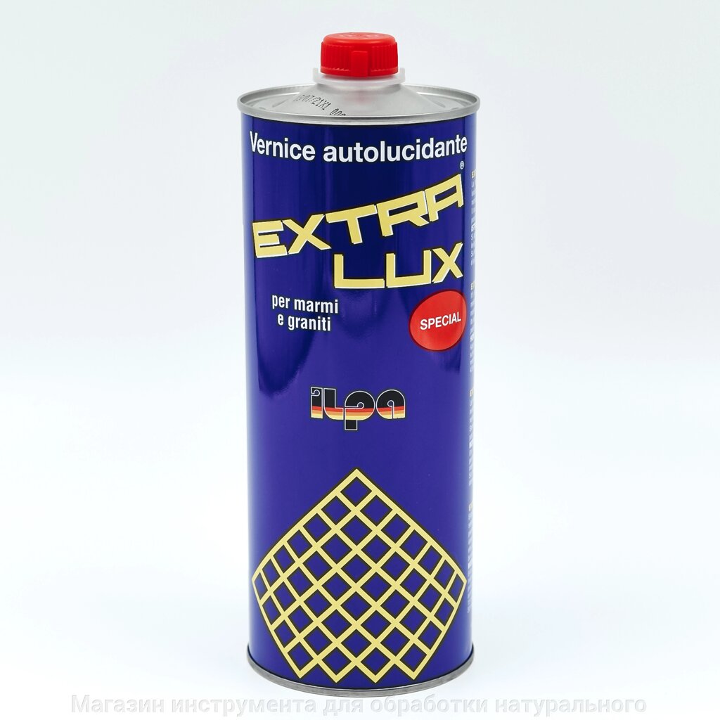 Лак для камня Ilpa "Extra Lux" (Экстра Люкс) 0,75 л от компании Магазин инструмента для обработки натурального камня - фото 1