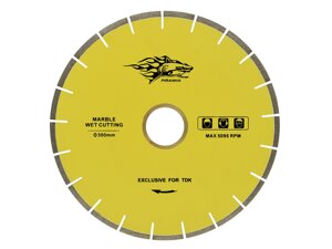 Отрезной диск для мрамора "Пиранья" 300х2,8х8х60/50 (бесшумный)