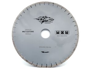 Отрезной диск по граниту Пиранья D 600 мм, 50/60 мм Х 4,2 мм Х 15 мм (бесшумный)