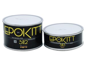 Клей-мастика эпоксидный двхкомпонентный молочно прозрачный ILPA EPOKITT 2,25 кг