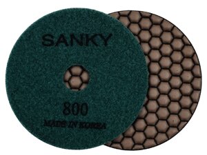 Алмазные гибкие диски №800 Ø 100 cухие SANKY 1 шт