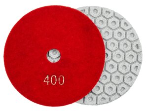 Алмазные гибкие диски "гайки" №400 Ø 100 c водяным охлаждением 7 номеров 1 шт