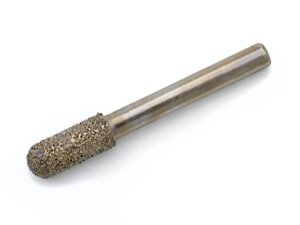 Алмазная фреза цилиндр радиусный №2 вакуумного спекания по мрамору цанга 6 мм