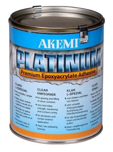 Эпоксидный клей Platinum Premium (Акеми платинум), густой, прозрачный, 1 л