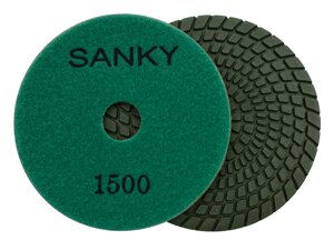 Алмазные гибкие диски Ø 100 №1500 САНКИ c водяным охлаждением