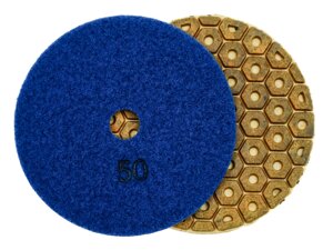 Алмазные гибкие диски усиленные № 50 Ø 100 "гайки" обдир 1 шт