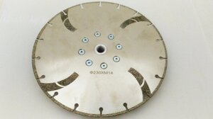 Алмазный отрезной диск по мрамору ф 230 м 14 мм Китай