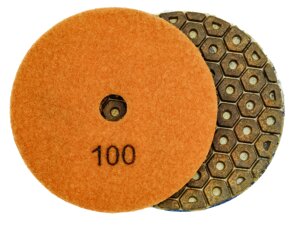 Алмазные гибкие диски усиленные № 100 Ø 100 "гайки" обдир 1 шт