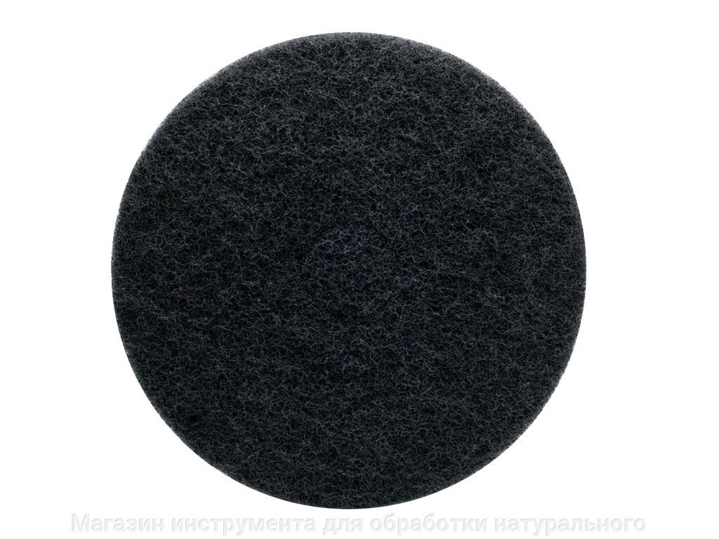 Полировальный круг ПЭД (пад) черный 430 мм полиэстровый от компании Магазин инструмента для обработки натурального камня - фото 1