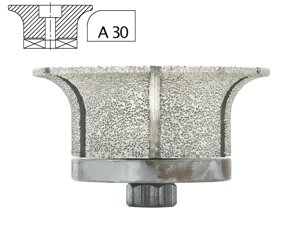 Профильная фреза вакуумного спекания А (30 мм)