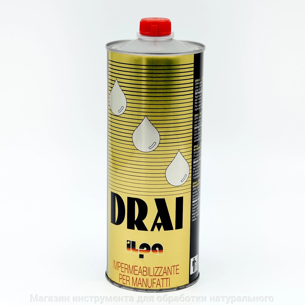 Пропитка водоотталкивающая, гидрофубизатор ILPA "Drai" (Драй), 0,75 л от компании Магазин инструмента для обработки натурального камня - фото 1