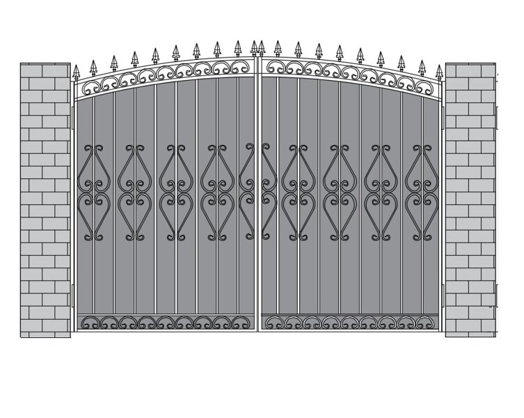 М3d). Ворота распашные из профтрубы 40х40 мм. Ворота распашные с калиткой 3d 6400х2550мм. Распашные ворота 5 метров чертеж. Ворота распашные профлист 3м.