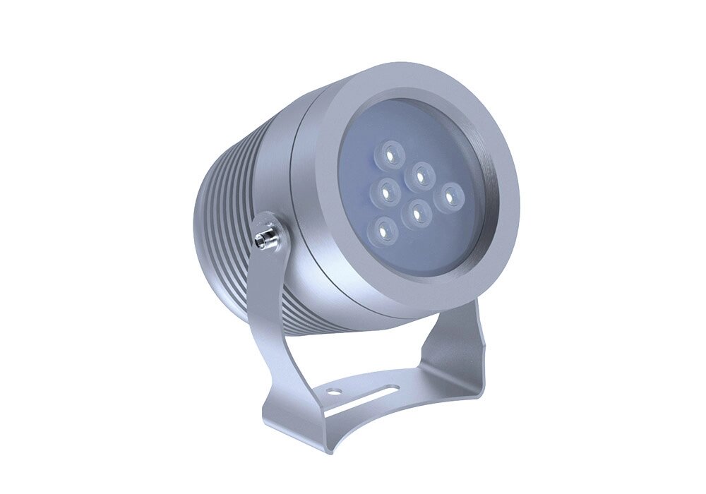 Архитектурный светильник лучевой D100 18W 24V IP65 10,25,45,60° на светодиодах CREE RGB DMX от компании ФЕРОСВЕТ - фото 1