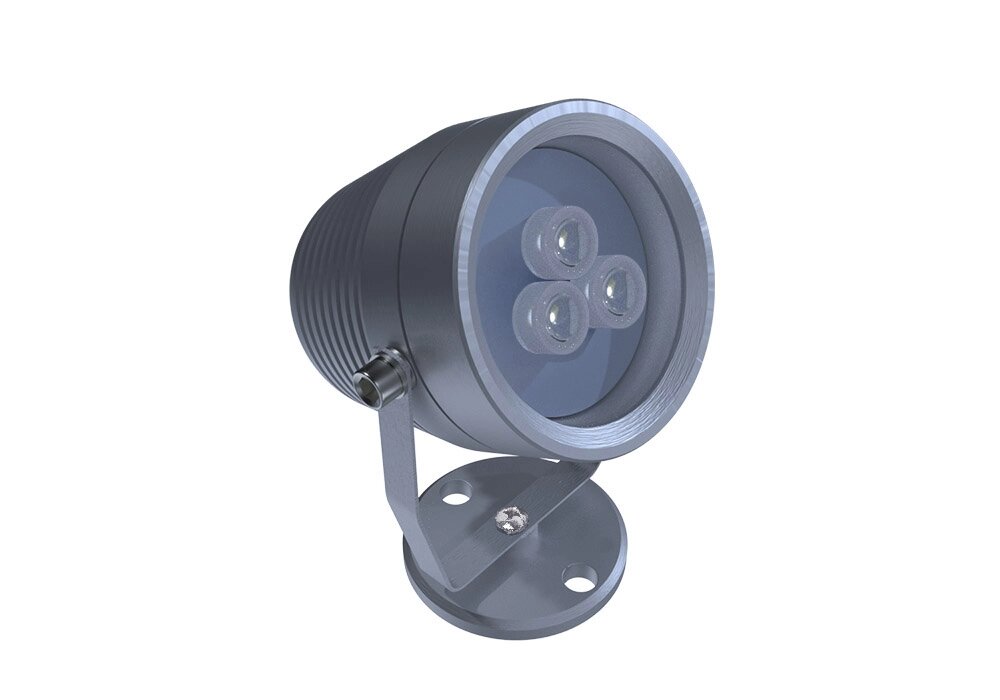 Архитектурный светильник лучевой D65 12W 12V IP65 10,25,45,60° на светодиодах CREE RGBW от компании ФЕРОСВЕТ - фото 1