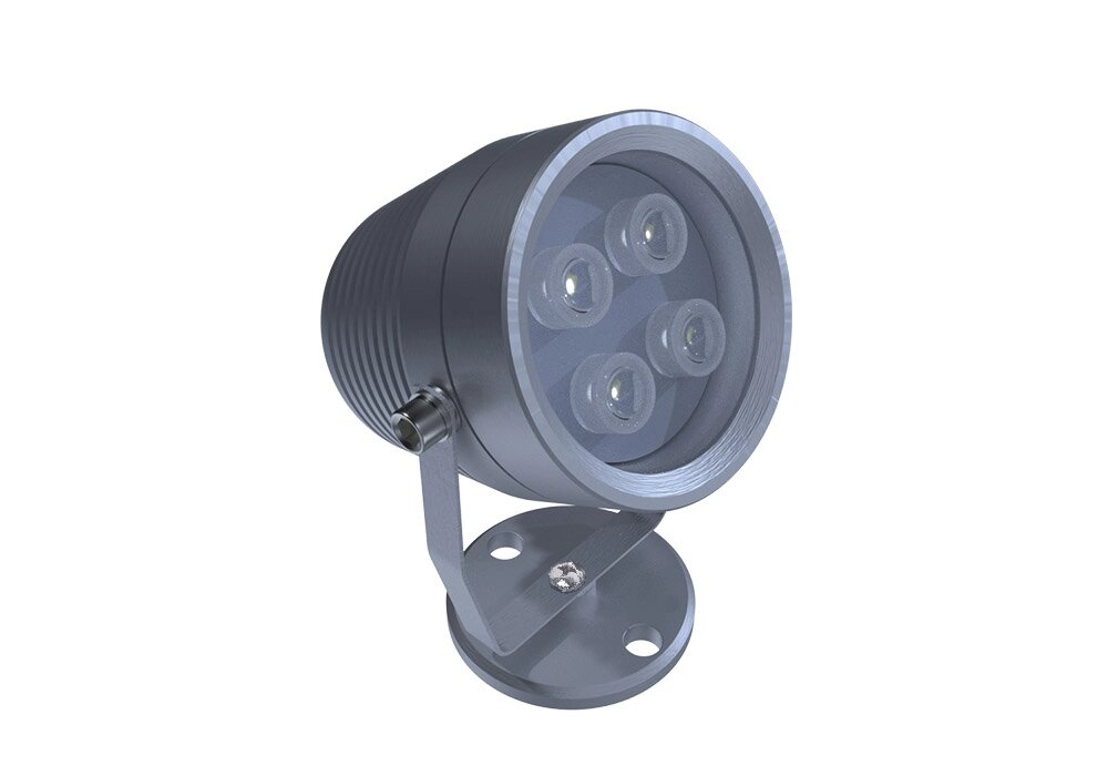 Архитектурный светильник лучевой D65 4W 220V IP65 10,25,45,60° на светодиодах CREE от компании ФЕРОСВЕТ - фото 1