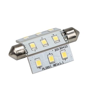 Автолампа ARL-F42-9E warm white (10-30V, 9 LED 2835) (ANR, открытый)