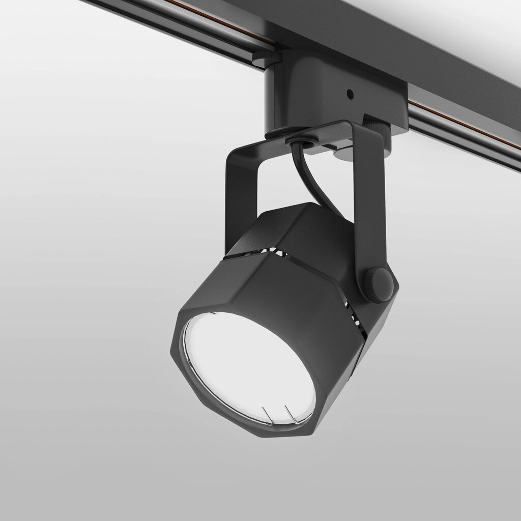 Basic System Трековый светильник GU10 Robi (Черный) MRL 1004 от компании ФЕРОСВЕТ - фото 1