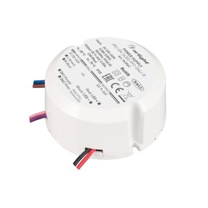 Блок питания ARJ-SN-34350-PFC-DALI-R (12W, 9-34V, 0.35A) (arlight, IP20 пластик, 3 года)