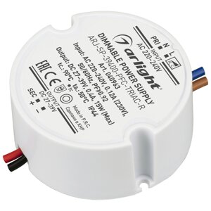 Блок питания ARJ-SP-39400-PFC-TRIAC-R (15W, 27-39V, 400ma) (arlight, IP44 пластик, 5 лет)