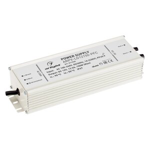 Блок питания ARPV-LG12150-PFC (12V, 12.5A, 150W) (arlight, IP67 металл, 5 лет)