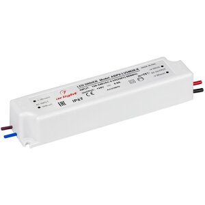 Блок питания ARPV-LV24020-A (24V, 0.8A, 20W) (Arlight, IP67 Пластик, 3 года)