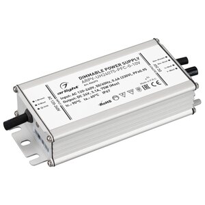 Блок питания ARPV-UH24075-PFC-0-10V (24V, 3.1A, 75W) (arlight, IP67 металл, 7 лет)