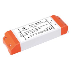 Блок питания ARV-SP-24200-PFC-B (24V, 8.3A, 200W) (arlight, IP20 пластик, 5 лет)