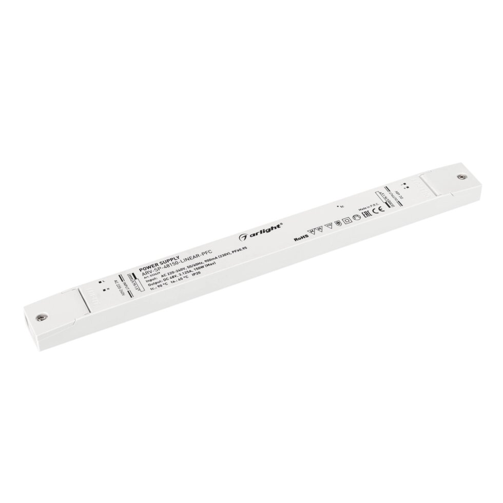 Блок питания ARV-SP-48150-LINEAR-PFC (48V, 3.125A, 150W) (Arlight, IP20 Пластик, 5 лет) от компании ФЕРОСВЕТ  ( FEROSVET) - фото 1