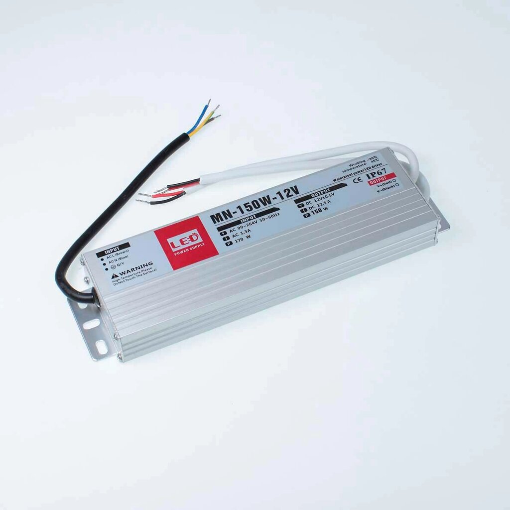 Блок питания MN-150W12V FSB150-12 (12V, 150W, 12,5A, IP67) DELCI от компании ФЕРОСВЕТ  ( FEROSVET) - фото 1