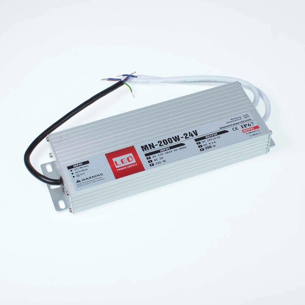 Блок питания MN-200W24V FSB200-24 (24V, 200W, 8.3A, IP67) DELCI от компании ФЕРОСВЕТ  ( FEROSVET) - фото 1