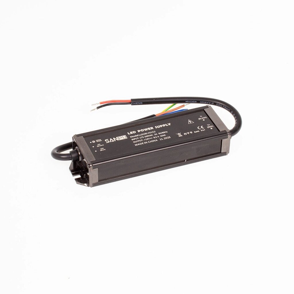 Блок питания SANPU LLG100-H1V12 (12V, 100W, 8.3A, IP67) DELCI от компании ФЕРОСВЕТ  ( FEROSVET) - фото 1