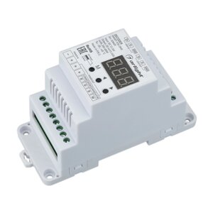 Декодер SMART-K36-DMX (12-24V, 4x5A, DIN) (arlight, IP20 пластик, 5 лет)