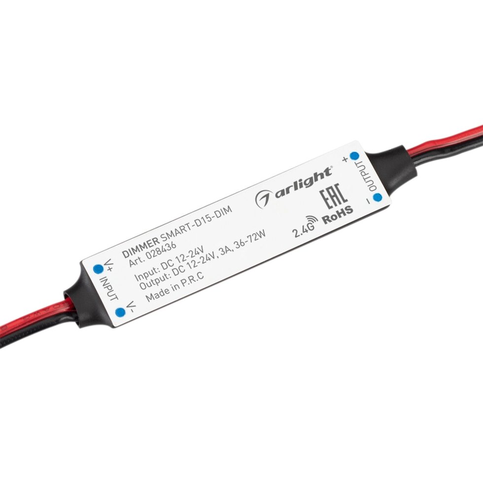 Диммер SMART-D15-DIM (12-24V, 1x3A, 2.4G) (Arlight, IP20 Пластик, 5 лет) от компании ФЕРОСВЕТ  ( FEROSVET) - фото 1