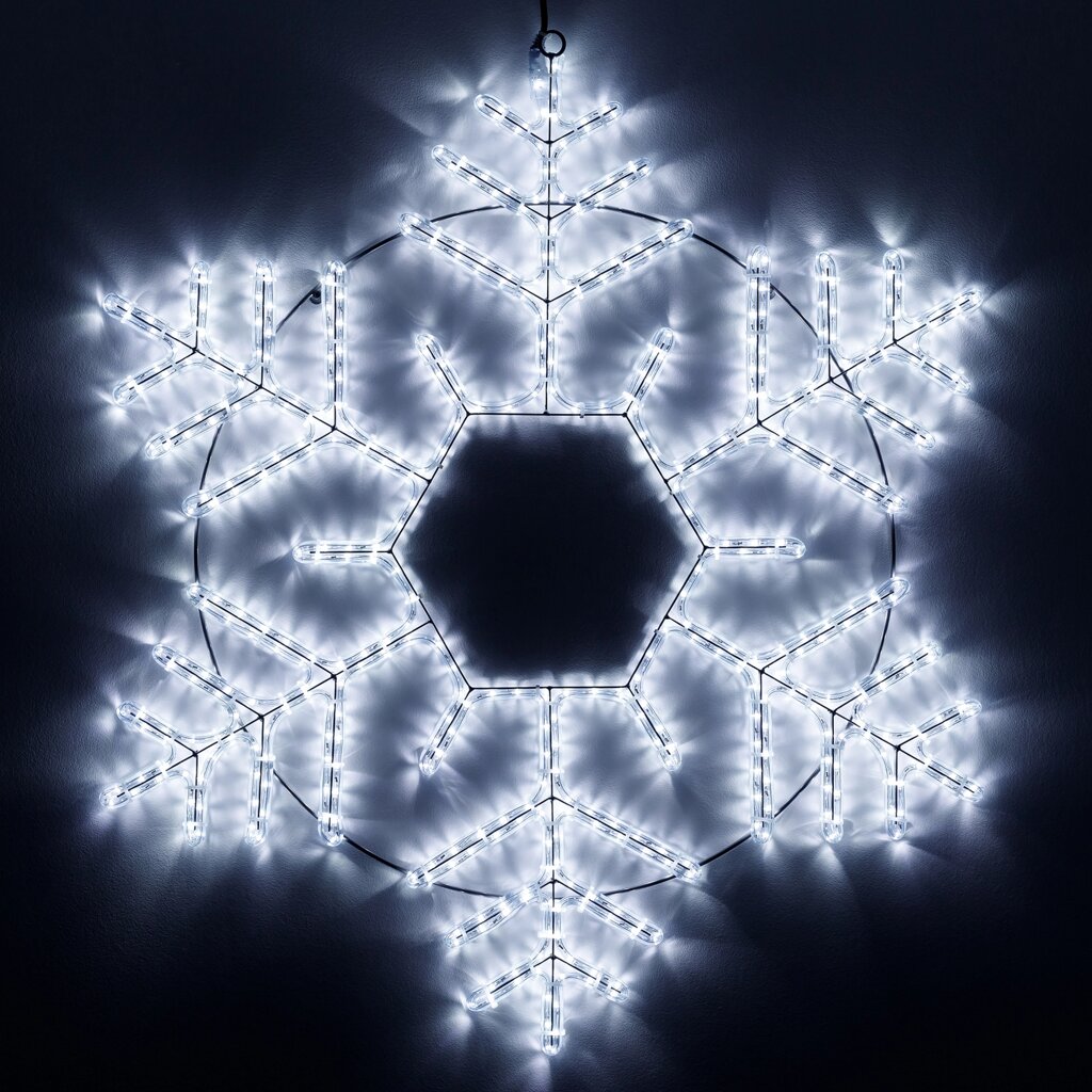 Фигура ARD-SNOWFLAKE-M10-1000x900-504LED White (230V, 31W) (Ardecoled, IP65) от компании ФЕРОСВЕТ  ( FEROSVET) - фото 1