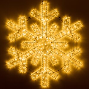 Фигура ARD-snowflake-M11-1250x1200-604LED warm (230V, 36.5W) (ardecoled, IP65)