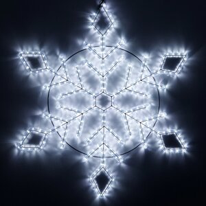 Фигура ARD-snowflake-M9-900x900-360LED white (230V, 22W) (ardecoled, IP65)