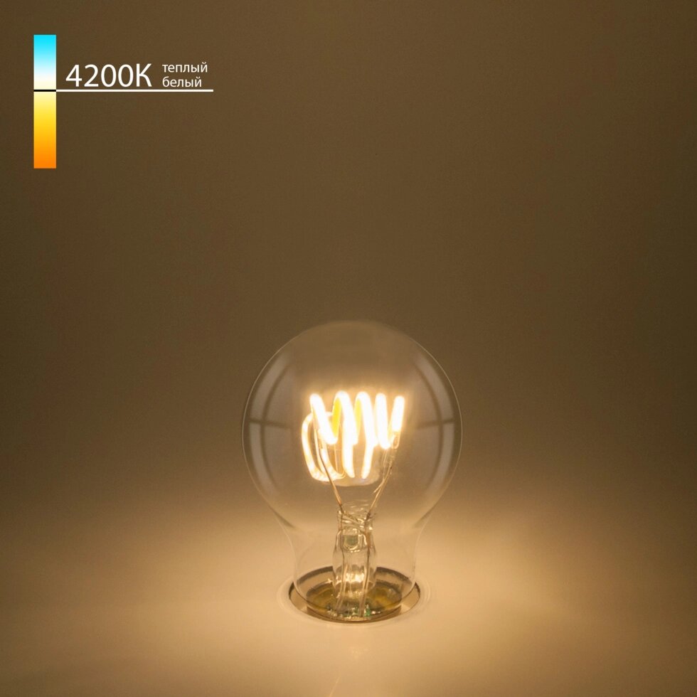 Филаментная светодиодная лампа A60 6W 4200K E27 BLE2708 от компании ФЕРОСВЕТ - фото 1