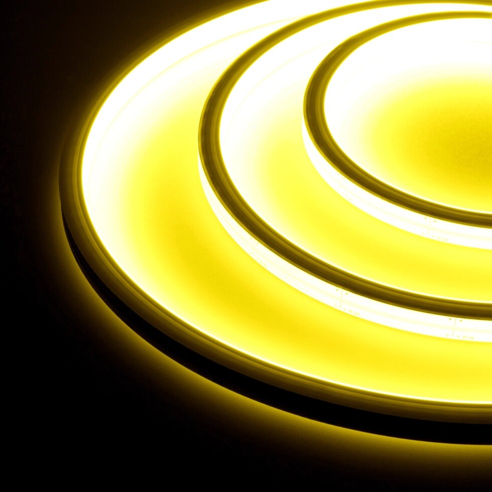 Гибкий неон ARL-MOONLIGHT-1213-TOP 24V Yellow (Arlight, 8 Вт/м, IP67) от компании ФЕРОСВЕТ - фото 1