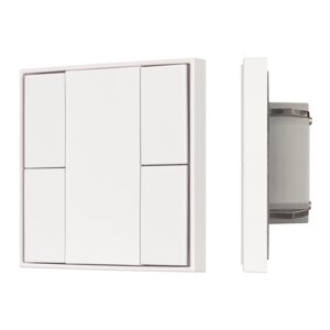 Intelligent arlight кнопочная панель KNX-301-22-4-SH-IN white (BUS, frame) (IARL, IP20 пластик, 3 года)