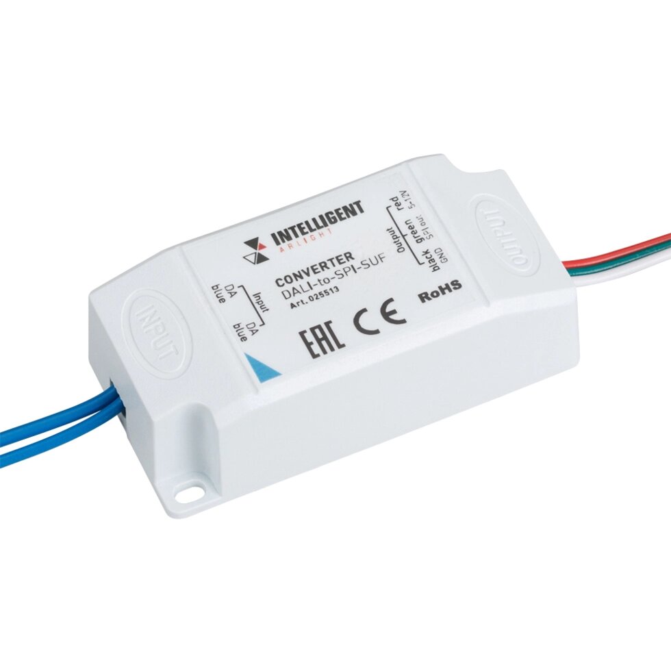 INTELLIGENT ARLIGHT Конвертер DALI-to-SPI-SUF (DC 5-12V) (IARL, -) от компании ФЕРОСВЕТ - фото 1