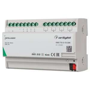 Intelligent arlight конвертер KNX-710-0-10-DIN (230V, 4x0/1-10, 4x16A) (IARL, пластик)