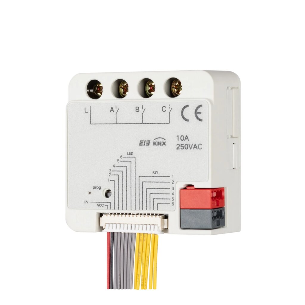 INTELLIGENT ARLIGHT Релейный модуль KNX-7013-72-DRI-DRO-IN (BUS, 1x10A) (IARL, IP20 Пластик, 2 года) 051010 от компании ФЕРОСВЕТ  ( FEROSVET) - фото 1