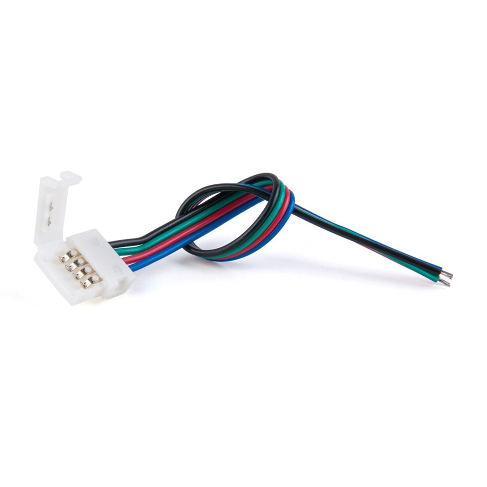 Коннектор для светодиодной ленты RGB 10 см (10 шт.) a039790 от компании ФЕРОСВЕТ - фото 1
