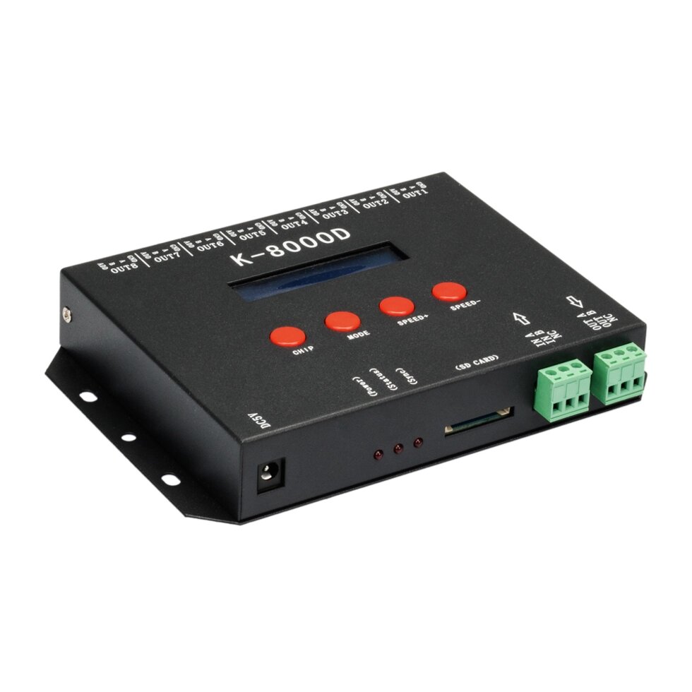 Контроллер DMX K-8000D (4096 pix, SD-card) (Arlight, IP20 Металл, 1 год) от компании ФЕРОСВЕТ - фото 1