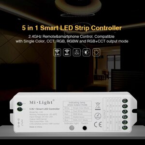 Контроллер mi-light LS2 P208 (dimming/CCT/RGB/RGBW, 12V-180W, 24V-360W) DELCI