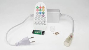 Контроллер RGB для ленты и неона 220V 225D (220V, RF пульт 24 кн., 1000W)